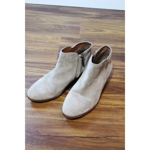 Sam Edelman Tan Suede Booties Size 6.5 Petty - Picture 2 of 9